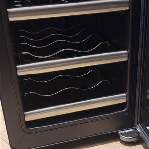 This is a wine fridge.